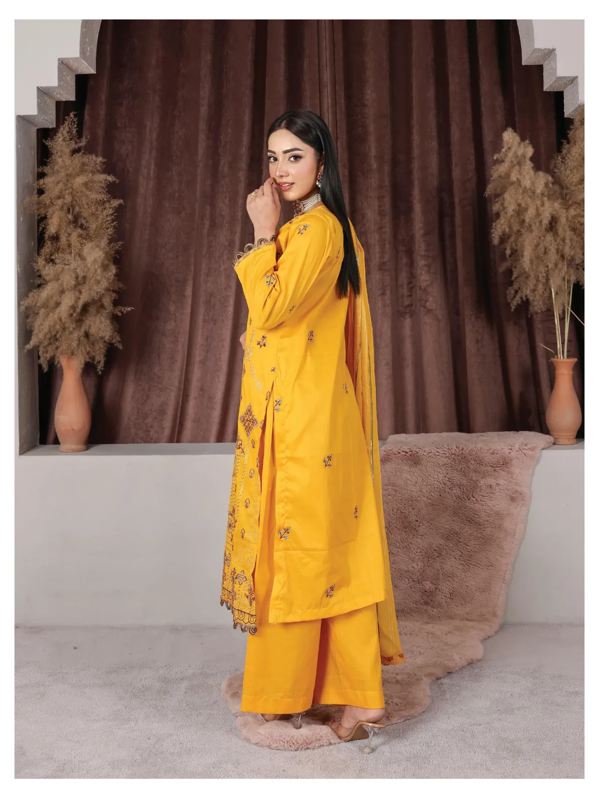 Summer 3-Piece Unstitched Ladies Suit Chashni By Faria - Image 2