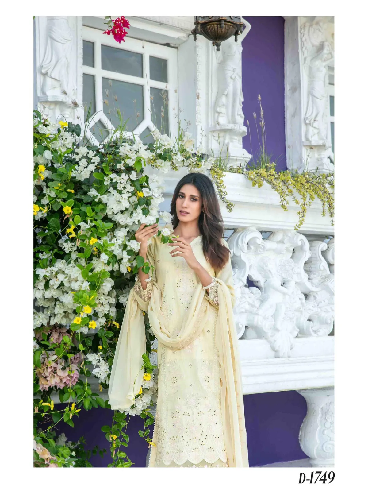 Mihrimha By Tawakkal 3-Piece Unstitched Ladies Suit - Image 2