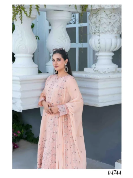 Mihrimha By Tawakkal 3-Piece Unstitched Ladies Suit