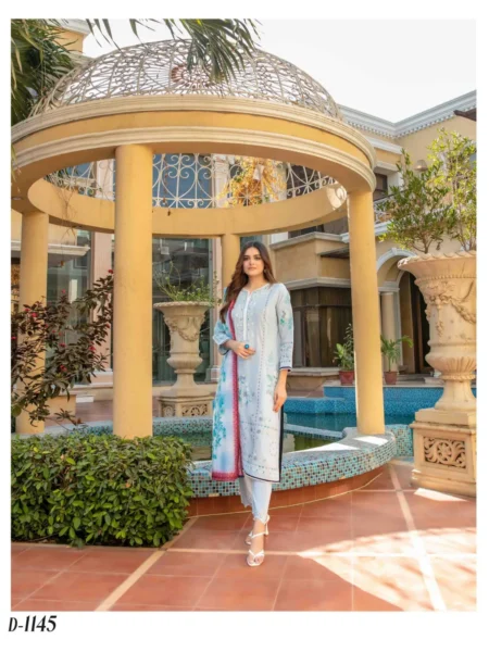 Zimmel By Tawakkal 3-PC Laddies Unstitched Suit