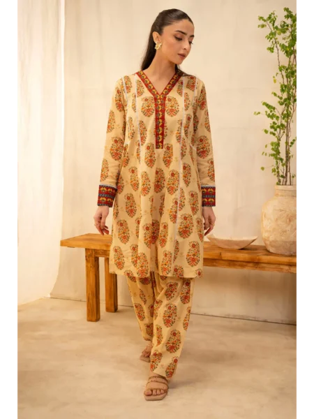 Zellbury 2-PC Digital Printed Vol 5 Unstitched Lawn Suit