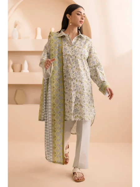 Zellbury 2-PC Digital Printed Vol 5 Unstitched Lawn Suit