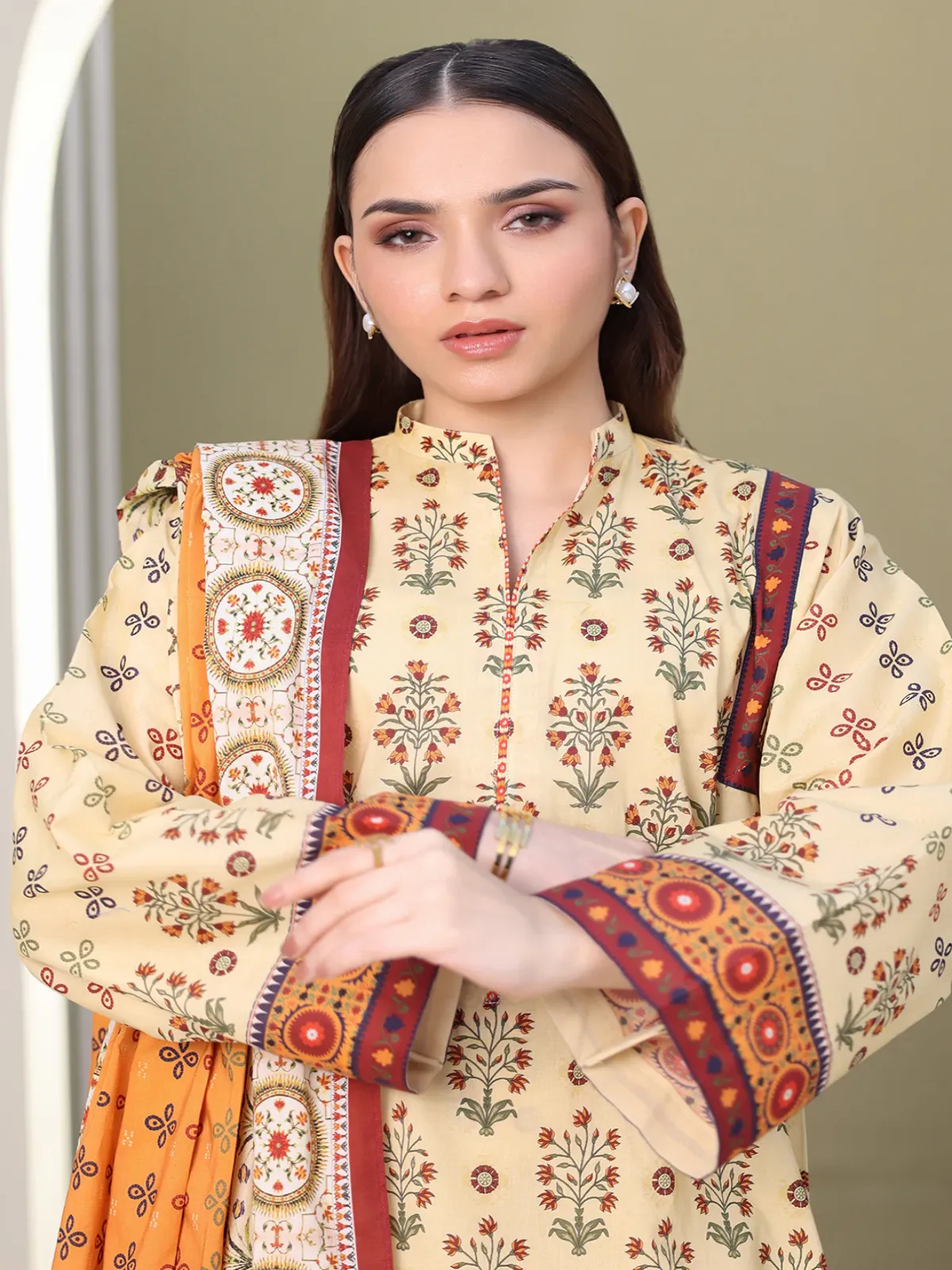 Zellbury 3-PC Digital Printed Vol 6 Unstitched Lawn Suit