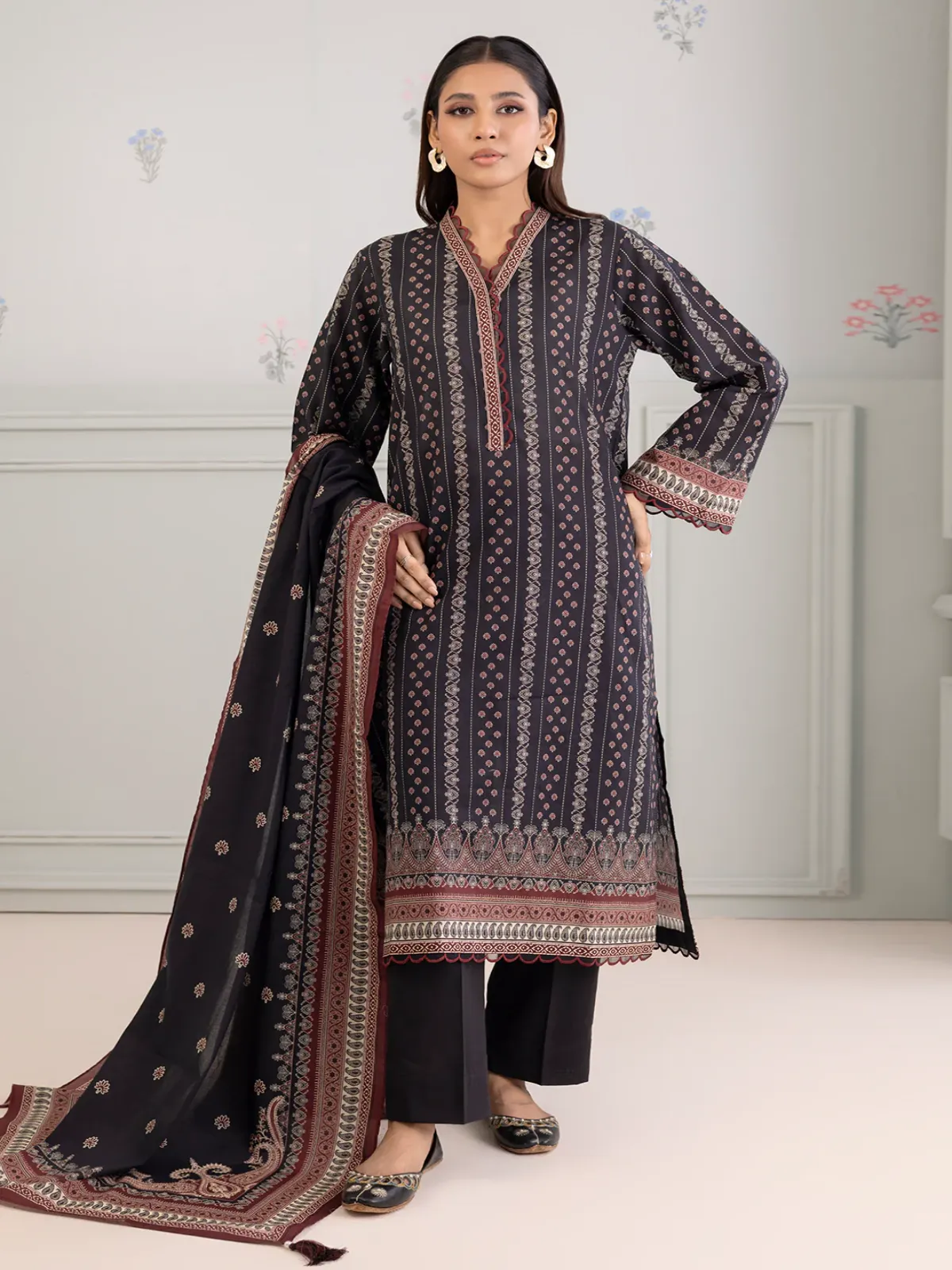 Zellbury 3-PC Digital Printed Vol 6 Unstitched Lawn Suit
