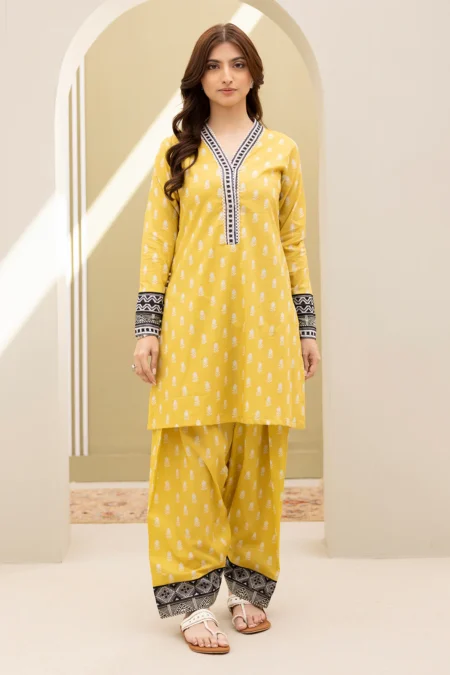 Zellbury 2-PC Digital Printed Vol 7 Unstitched Lawn Suit