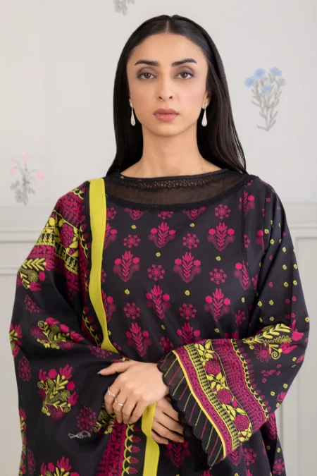 Zellbury 2-PC Digital Printed Vol 7 Unstitched Lawn Suit