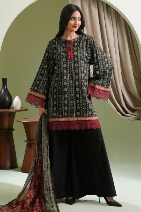 Zellbury 2-PC Digital Printed Vol 7 Unstitched Lawn Suit