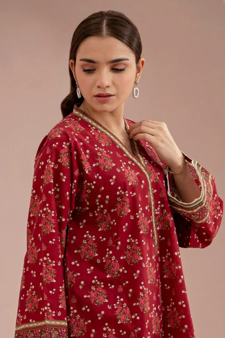 Zellbury 2-PC Digital Printed Vol 7 Unstitched Lawn Suit