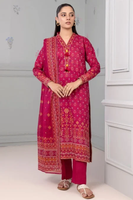 Zellbury 3-PC Digital Printed Vol 7 Unstitched Lawn Suit