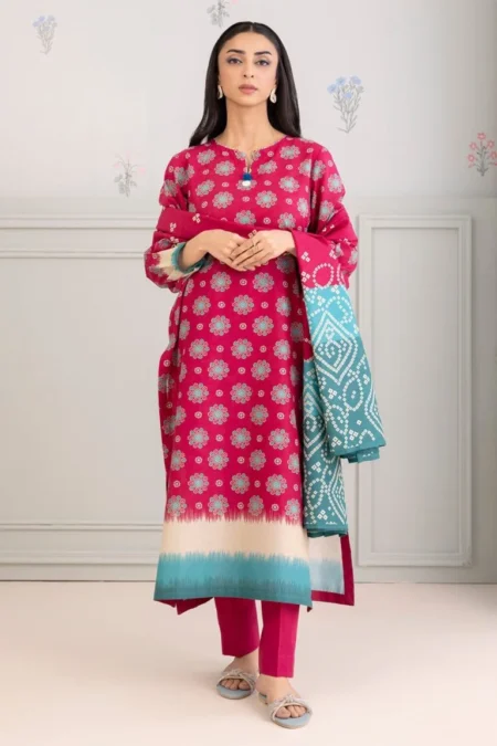Zellbury 3-PC Digital Printed Vol 7 Unstitched Lawn Suit