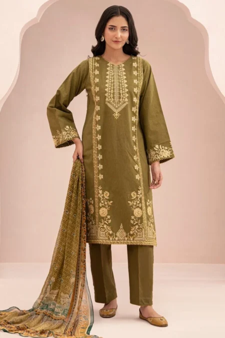 Zellbury 3-PC Digital Printed Vol 7 Unstitched Lawn Suit
