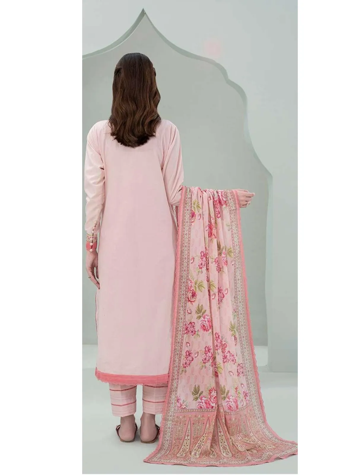 Zellbury 3-PC Digital Printed Vol 8 Unstitched Lawn Suit - Image 2