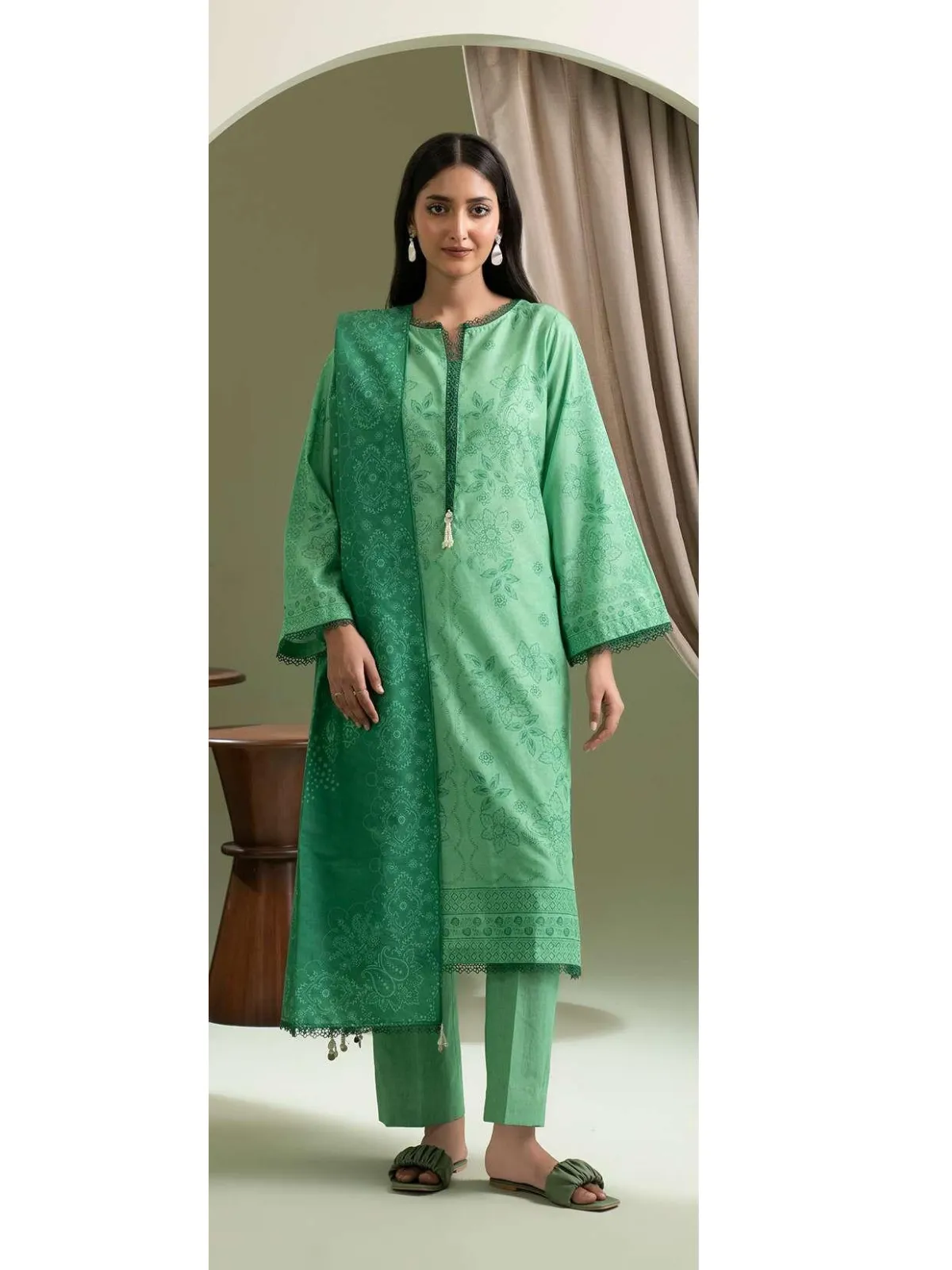 Zellbury 3-PC Digital Printed Vol 8 Unstitched Lawn Suit
