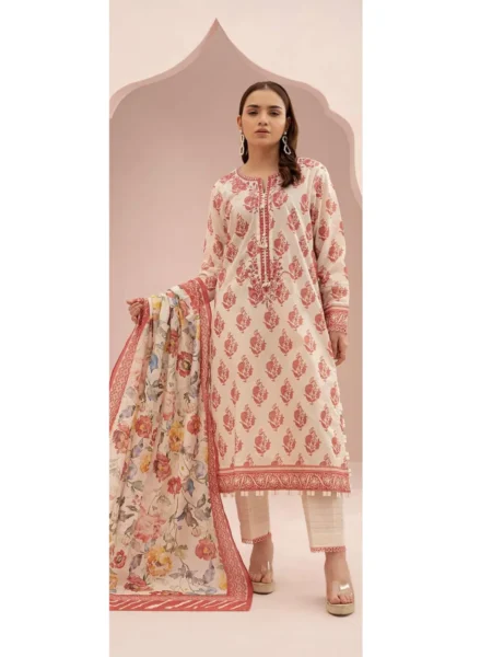 Zellbury 2-PC Digital Printed Vol 8 Unstitched Lawn Suit