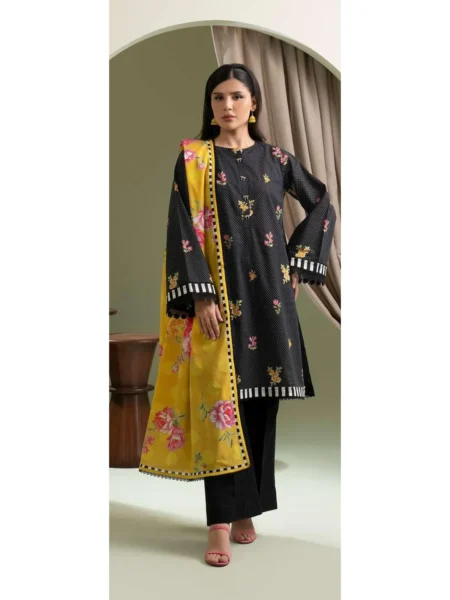 Zellbury 2-PC Digital Printed Vol 8 Unstitched Lawn Suit