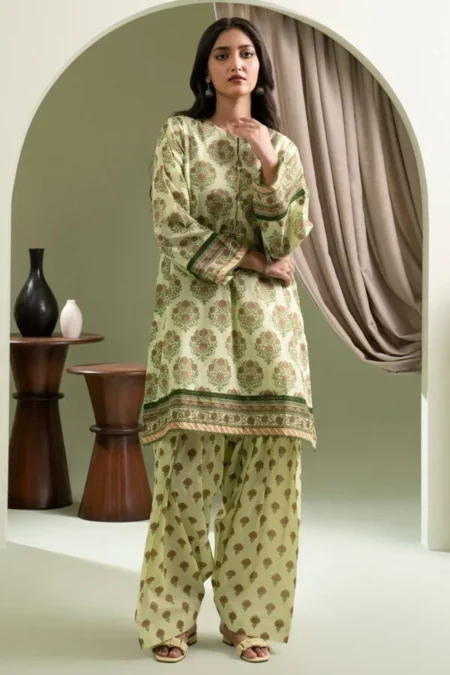 Zellbury 2-PC Digital Printed Vol 9 Unstitched Lawn Suit