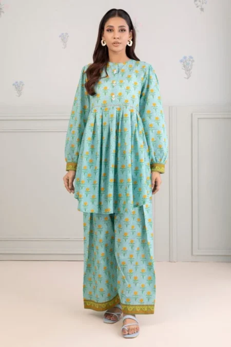 Zellbury 2-PC Digital Printed Vol 9 Unstitched Lawn Suit