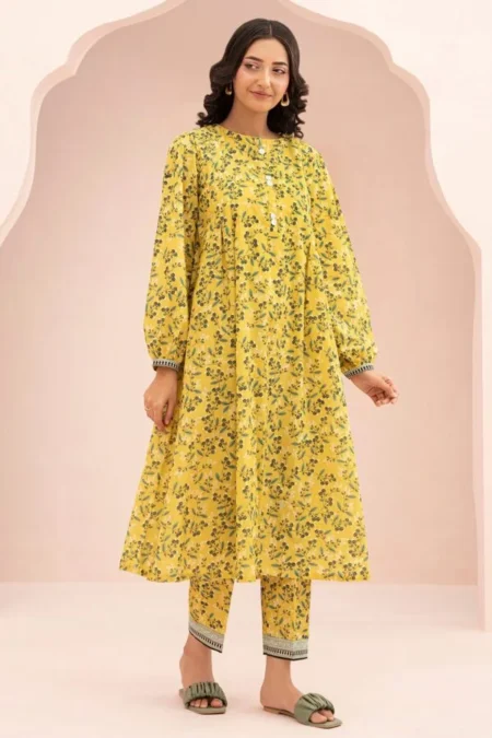 Zellbury 2-PC Digital Printed Vol 9 Unstitched Lawn Suit