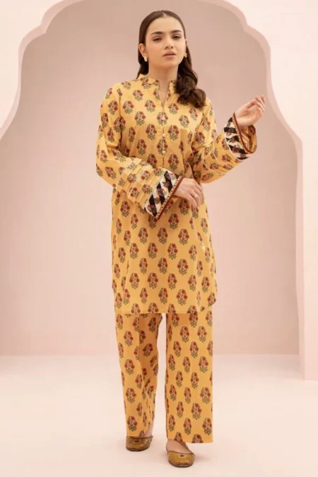 Zellbury 2-PC Digital Printed Vol 9 Unstitched Lawn Suit