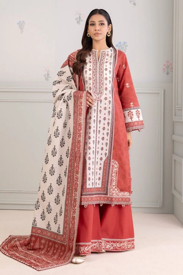 Zellbury 3-PC Digital Printed Vol 9 Unstitched Lawn Suit