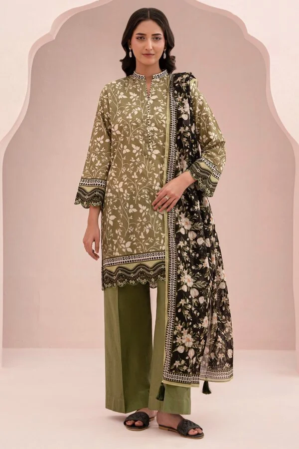 Zellbury 3-PC Digital Printed Vol 9 Unstitched Lawn Suit