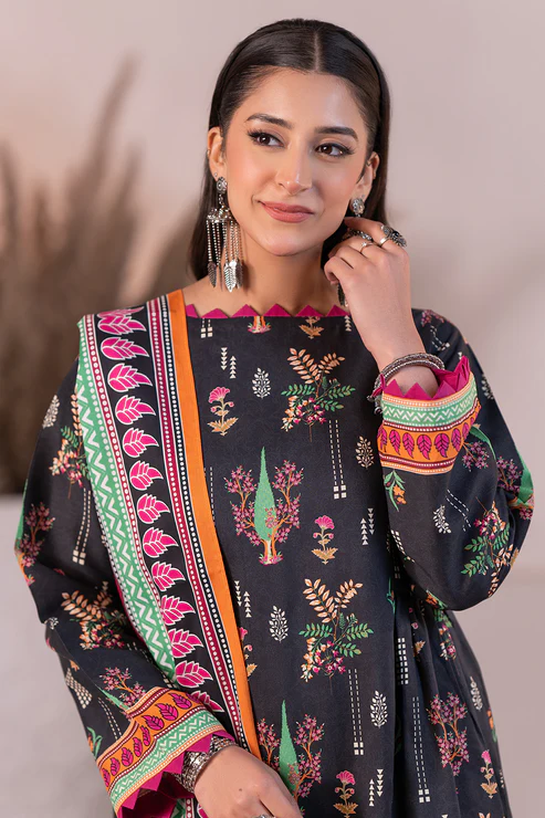 Zellbury 2-PC Unstitched Suit Winter Khaddar Collection Vol-1 2025 - Image 2