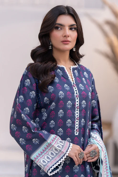 Zellbury 2-PC Unstitched Suit Winter Khaddar Collection Vol-1 2025 - Image 2