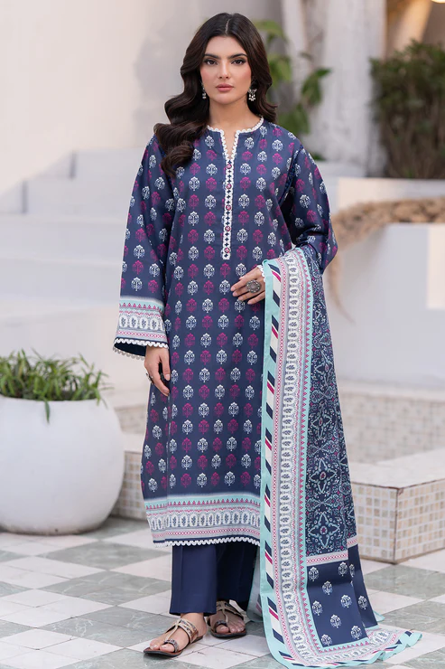 Zellbury 2-PC Unstitched Suit Winter Khaddar Collection Vol-1 2025