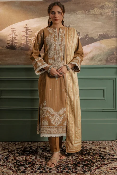 Zellbury 3-PC Unstitched Suit Winter Khaddar Collection Vol-1 2025