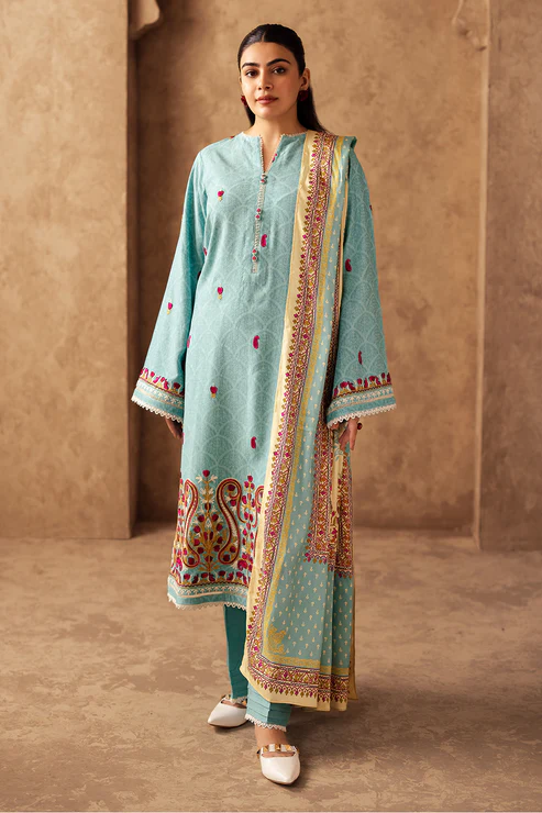 Zellbury 3-PC Unstitched Suit Winter Khaddar Collection Vol-1 2025