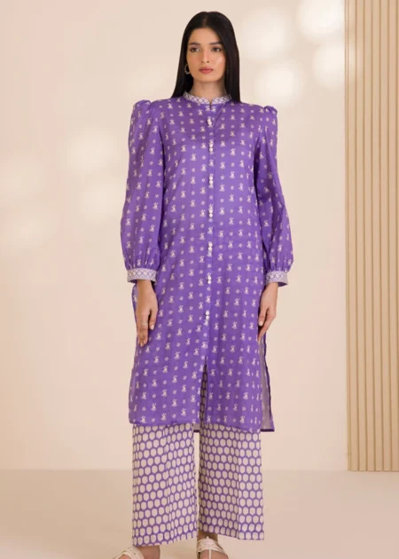 Zellbury 2-PC Digital Printed Vol 10 Unstitched Cotton Suit