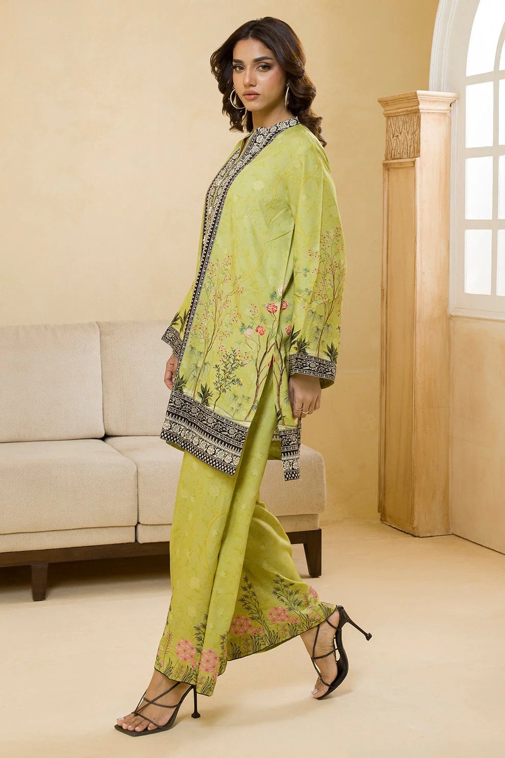 Zellbury Viscoe & Linen Unstitched 2-PC Suit - Image 2