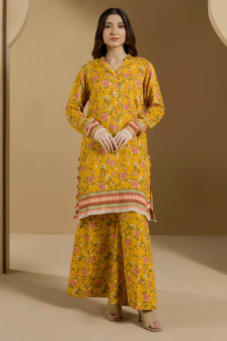 Zellbury Viscoe & Linen Unstitched 2-PC Suit